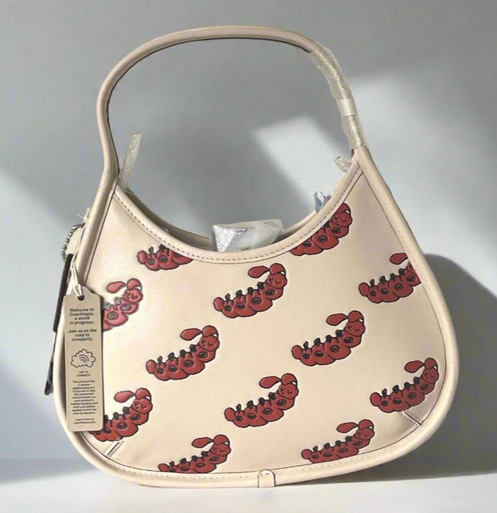 Coach Coachtopia Ergo Sleepy Caterpillar Cloud Leather Bag CQ826